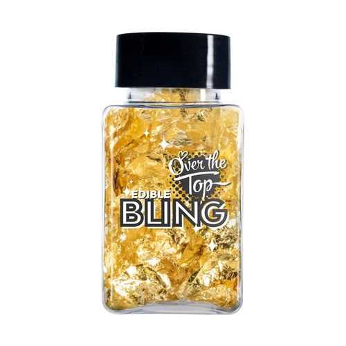Over The Top Bling Leaf Flakes Gold 2g