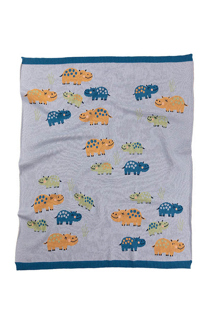 Baby Blanket - Henry Hippo