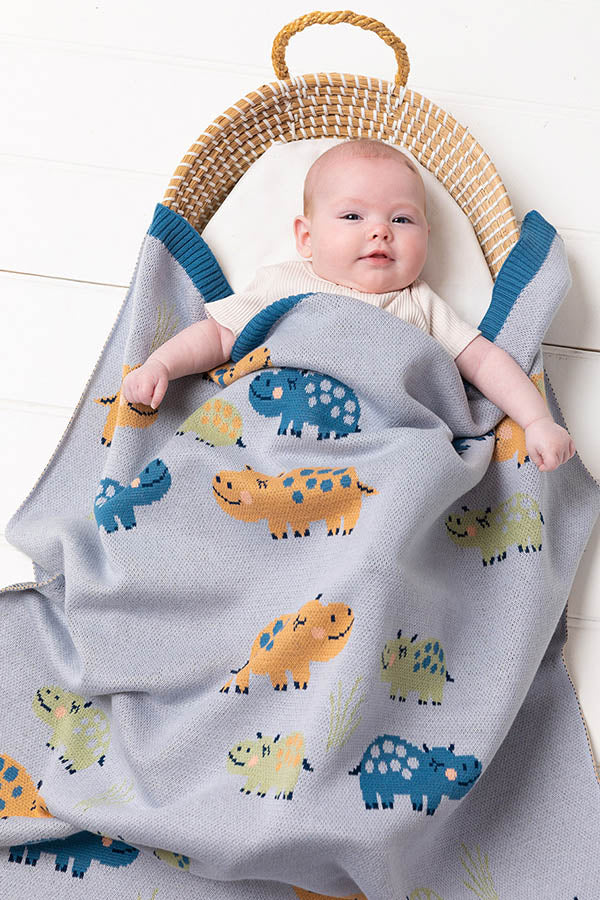 Baby Blanket - Henry Hippo