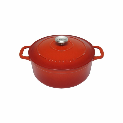 Chasseur Round French Oven 24cm/4lt Inferno Red