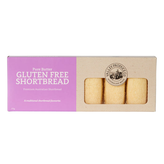 Valley Produce Company Pure Butter Shortbread Gluten Free 175g