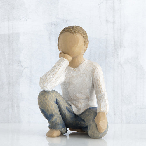Inquisitive Child Figurine