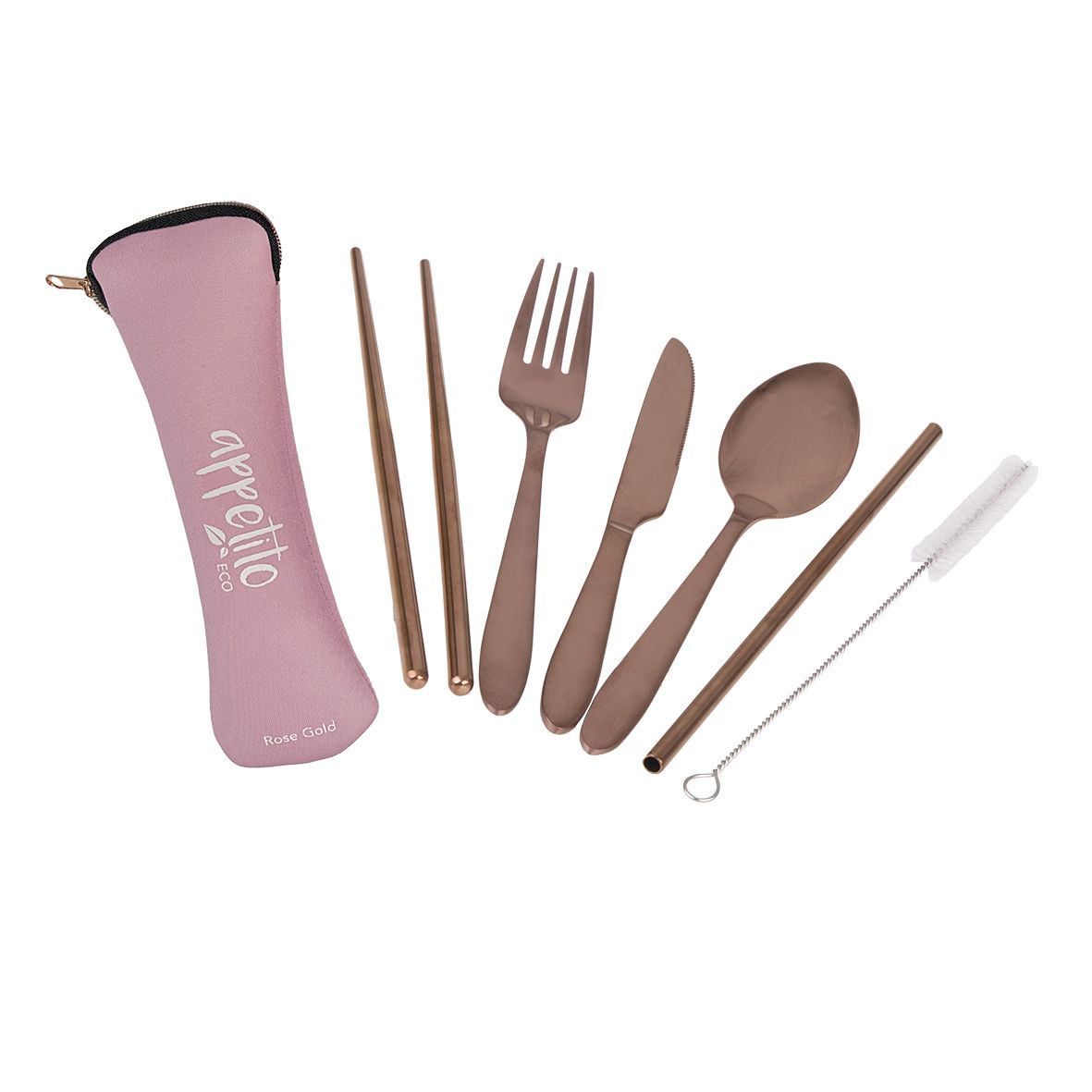 S/S 6pce Travelers Cutlery Set