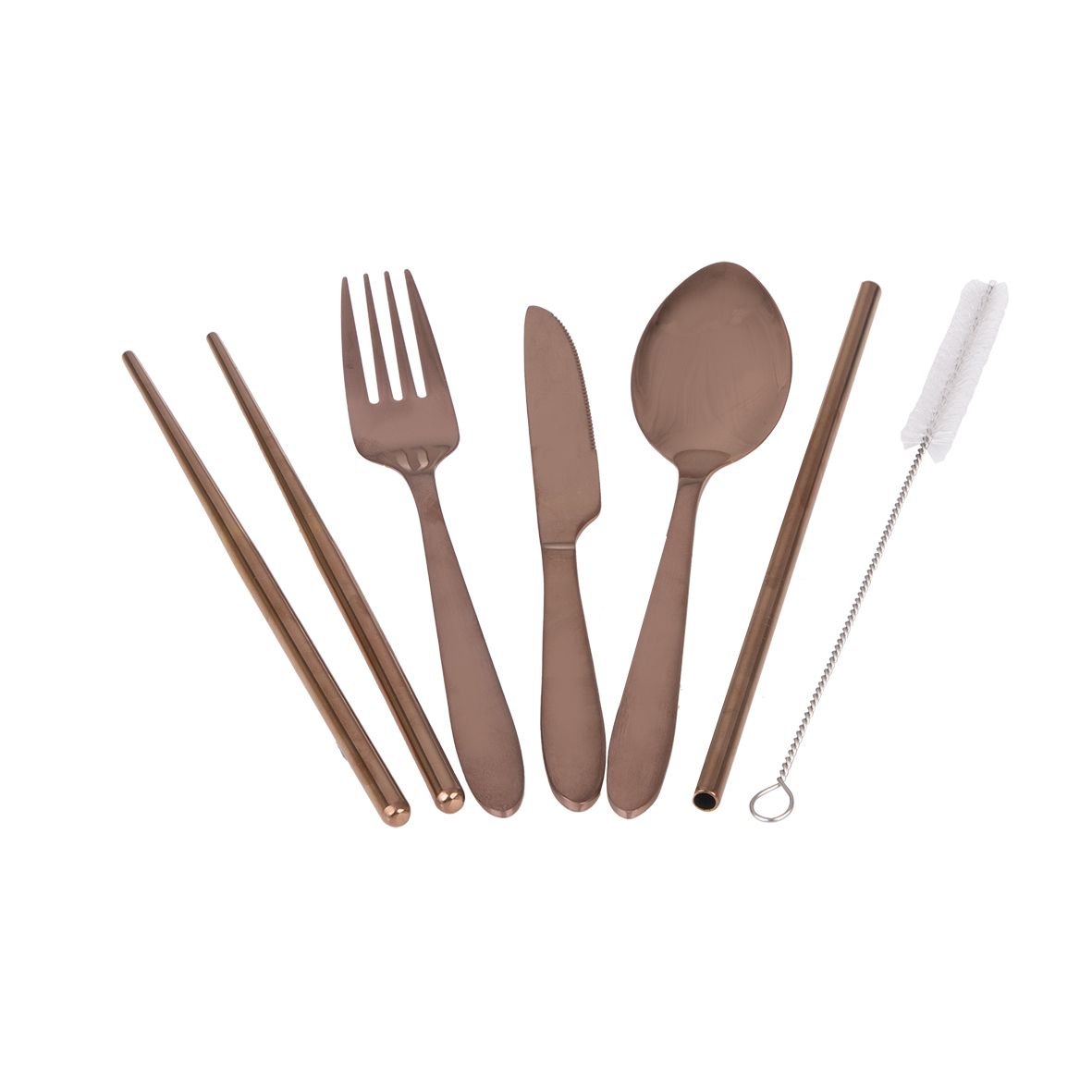 S/S 6pce Travelers Cutlery Set