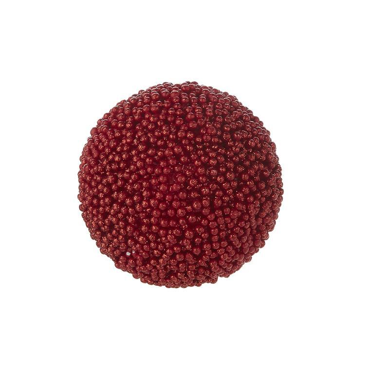 Hanging Red Berry Ball 4"