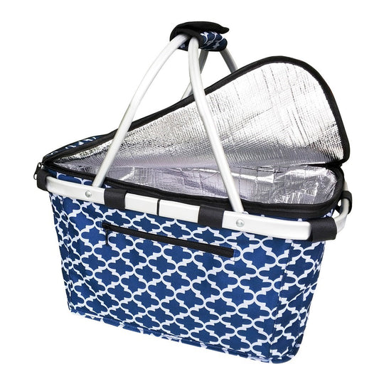 Insulated Carry Basket - Moroccan Navy