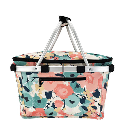 Insulated Carry Basket - Pastel Blooms