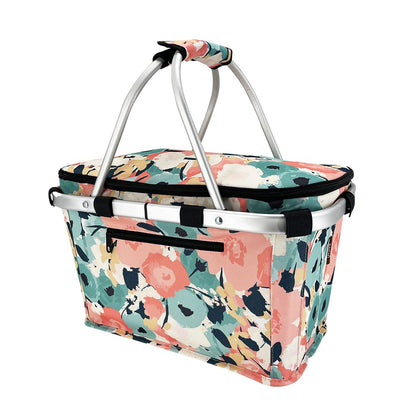 Insulated Carry Basket - Pastel Blooms