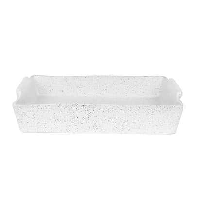 Rectangular Baking Dish Feast - White Granite