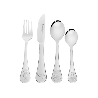 Sea Animals 4pce Childrens Cutlery Set