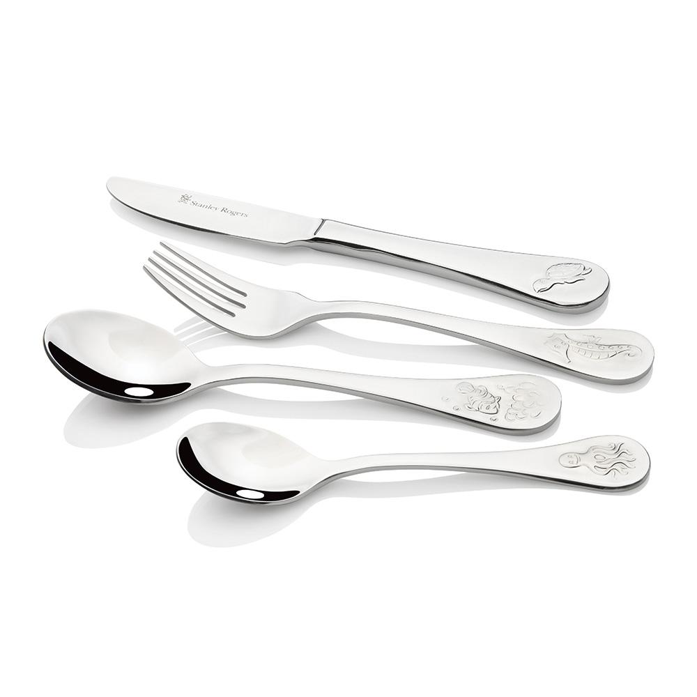 Sea Animals 4pce Childrens Cutlery Set