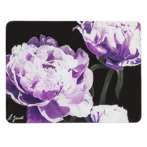 Dark Florals Peony Surface Protector