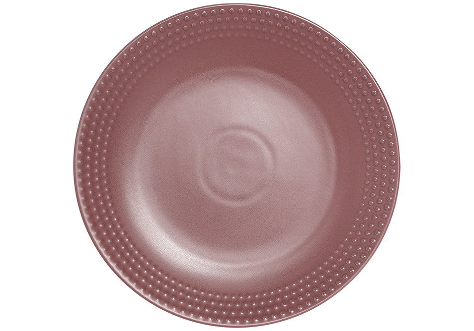 Abode Textured Round Platter Asst Colours - 26.3cm