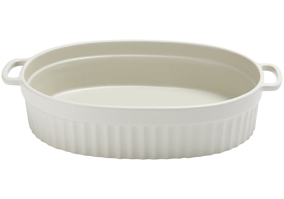 Oval Baking Dish Abode Asst Colours - 35.8x26.9x7.9cm