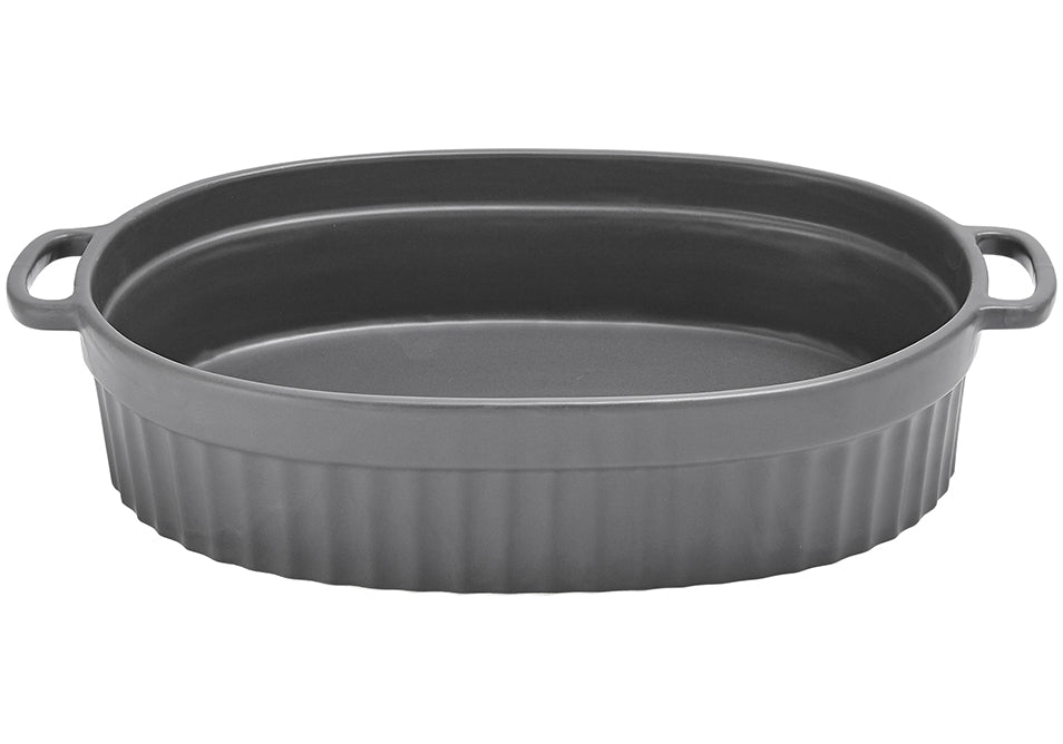 Oval Baking Dish Abode Asst Colours - 35.8x26.9x7.9cm
