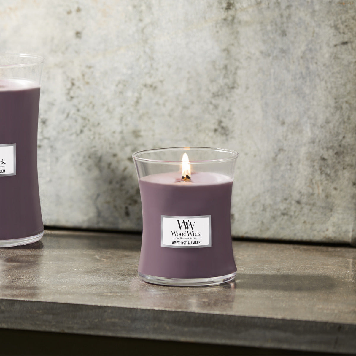 Amethyst & Amber Medium Candle