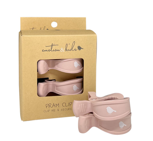 Pram Clips - Dusty Pink