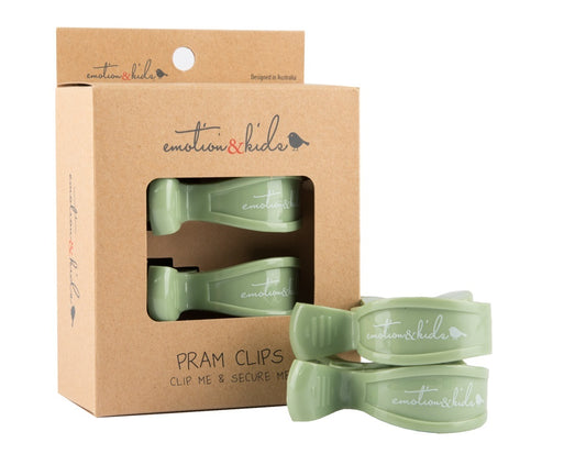 Pram Clips - Sage