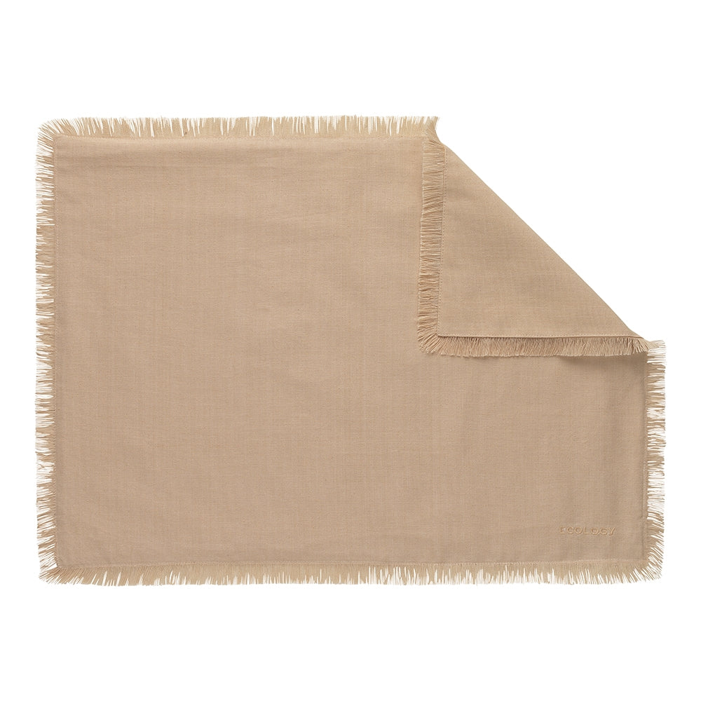 Fray Apricot Placemats - Set 4