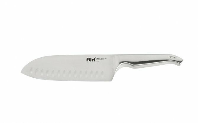 Furi Pro East/West Santoku Knife 17cm