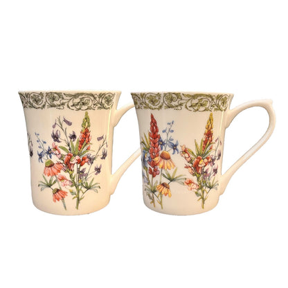 Queens Garden In Bloom Mugs Asst