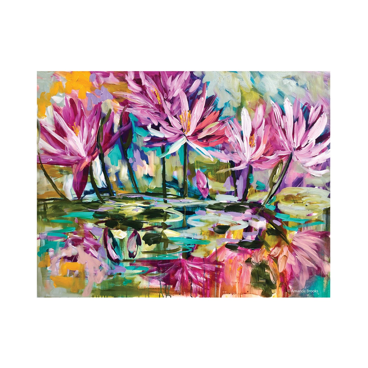 Water Lily Sunset Placemats