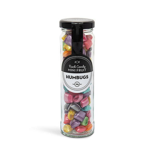 Rock Candy Jars - Mini Fruit Humbugs