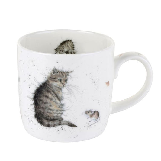 Royal Worcester Wrendale Cat & Mouse Mug