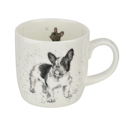 Royal Worcester Wrendale French Bull Dog Mug