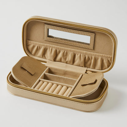 Ambrosia Rectangular Jewellery Case | Gold