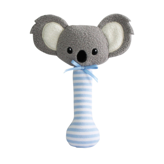 Rattle - Koala Stick Blue