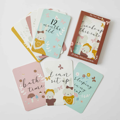Baby Milestone Cards - In The Meadow