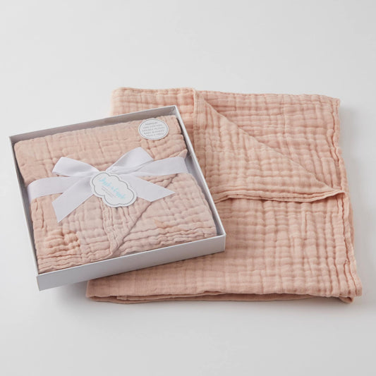 Baby Blanket Double Muslin - Peach