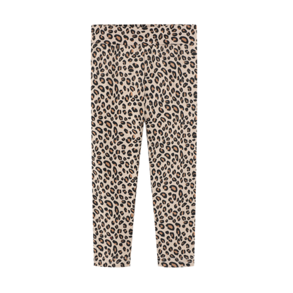 Lacey Bow Leggings - Leopard