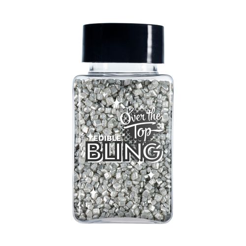 Over The Top Sanding Sugar - Pearl Silver 80g