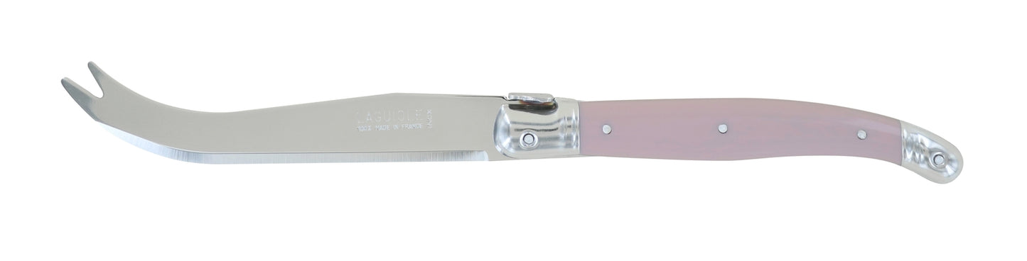 Debutant Cheese Knife | Pink Laguiole by Andre Verdier
