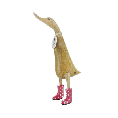 DCUK Natural Welly Ducklet Spotty