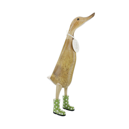 DCUK Natural Welly Ducklet Spotty