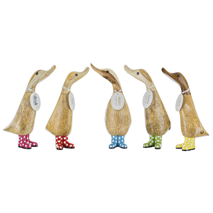 DCUK Natural Welly Duckling Spotty