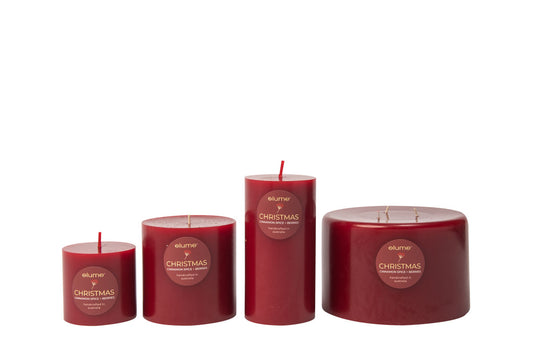 Christmas Cinnamon Pillar Candle