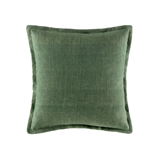 Linen Cushion Olive/Moss